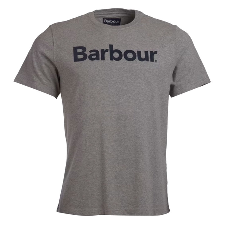 Barbour Mens Logo Tee#Grey
