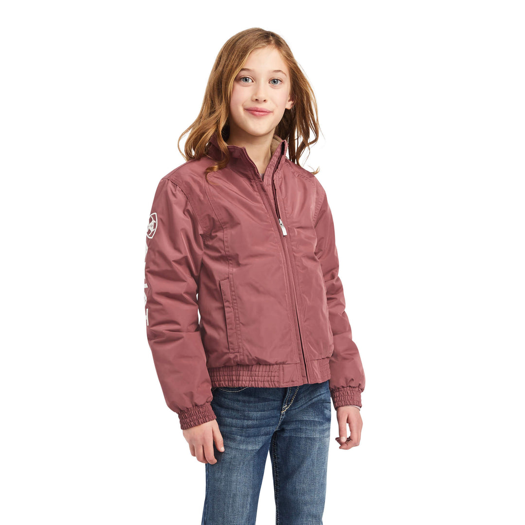 Ariat Youth Stable Insulated Jacket in Pink#Pink