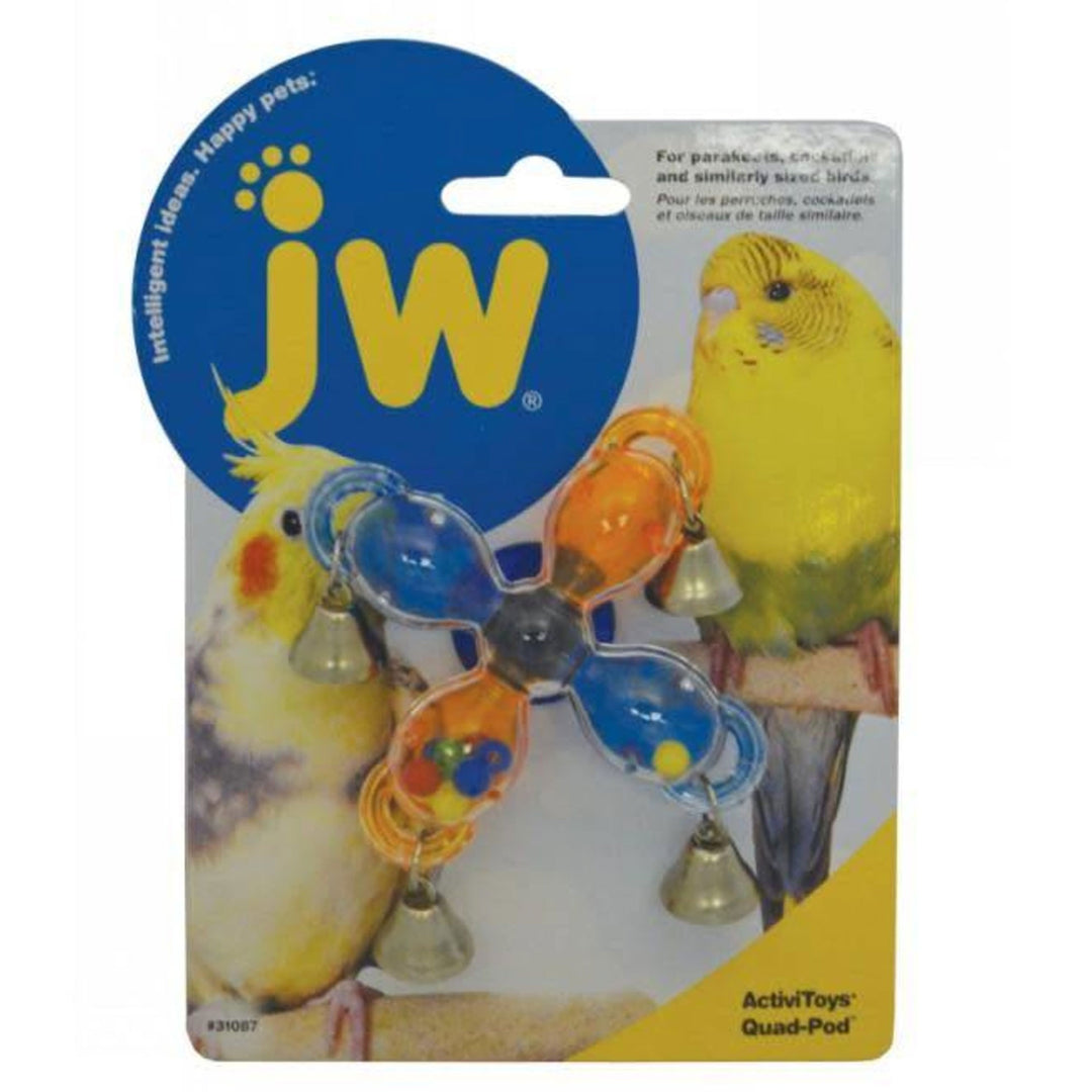 JW Bird Toy Quad Pod