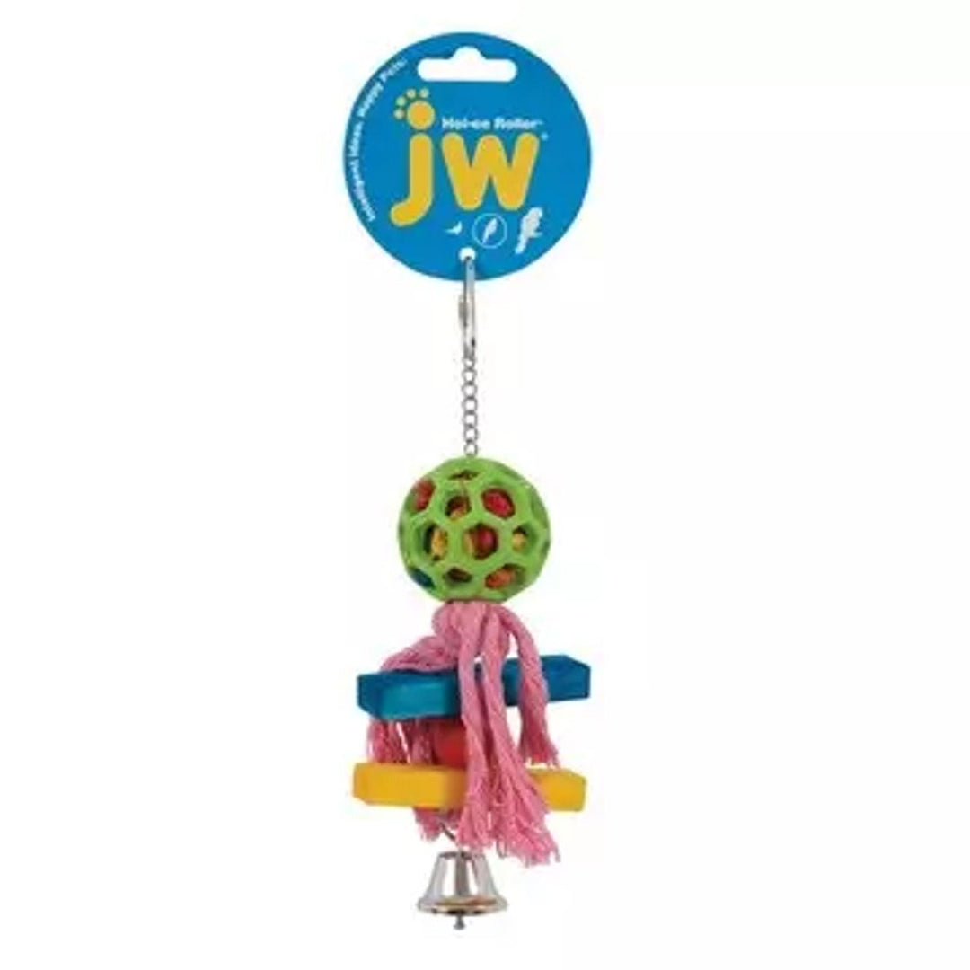 JW Bird Toy Hol-ee Roller Pom Pom
