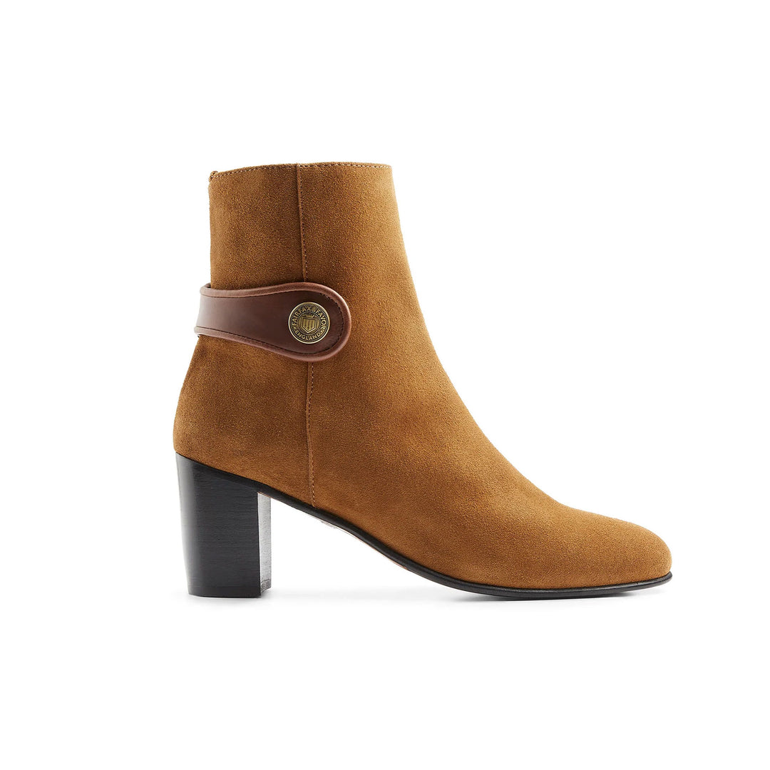 The Fairfax & Favor Ladies Upton Ankle Boot Suede in Tan#Tan
