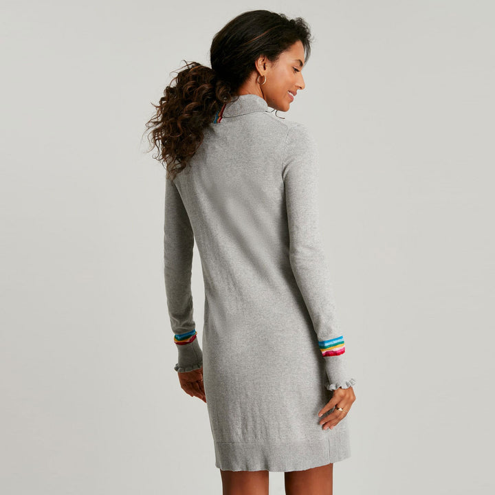 Joules Ladies Laurie Roll Neck Knitted Dress