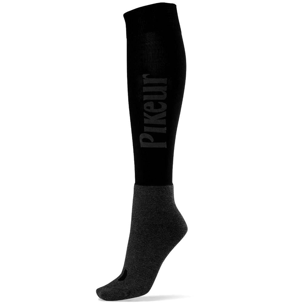 The Pikeur Ladies Tube Strumpf Socks in Black#Black