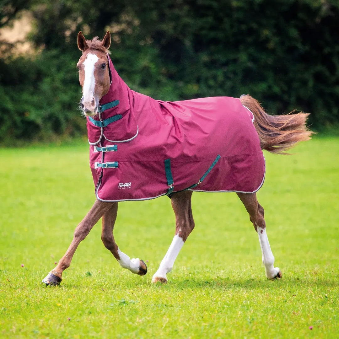 The Shires Tempest Original 200g Combo Turnout in Burgundy#Burgundy
