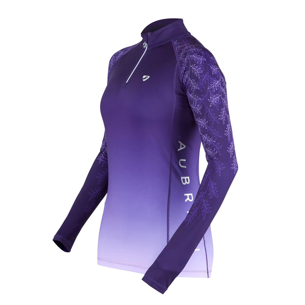 The Aubrion Young Rider Hyde Park XC Shirt in Light Purple#Light Purple