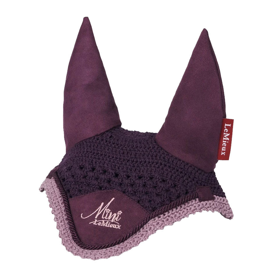 The LeMieux Mini Fly Hood in Fig#Fig