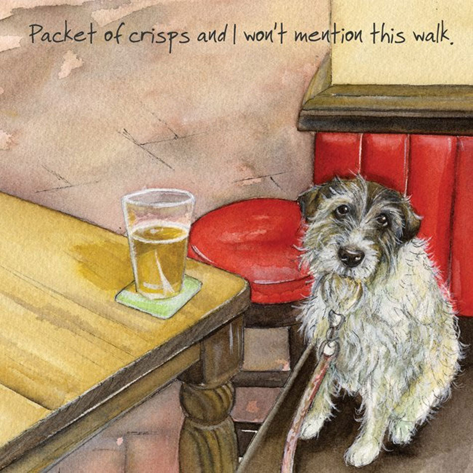 The Little Dog Laughed 'Pint' Original Art Card