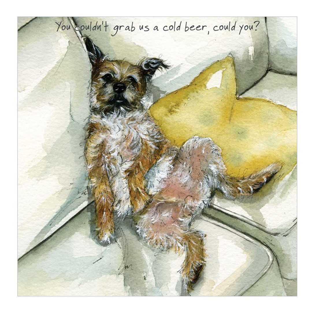 The Little Dog Laughed 'Cold Beer' Digs & Manor Card