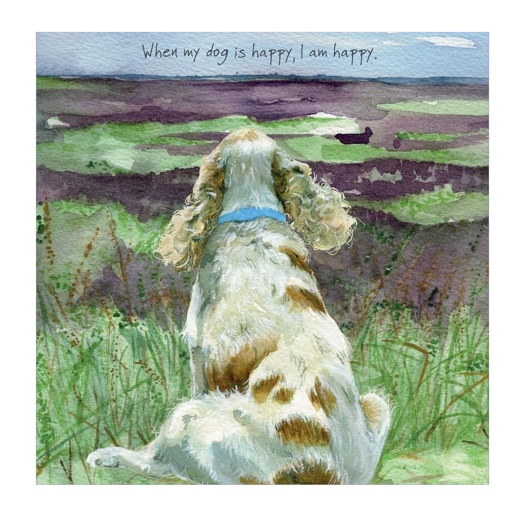 The Little Dog Laughed 'Happy' Original Art Card