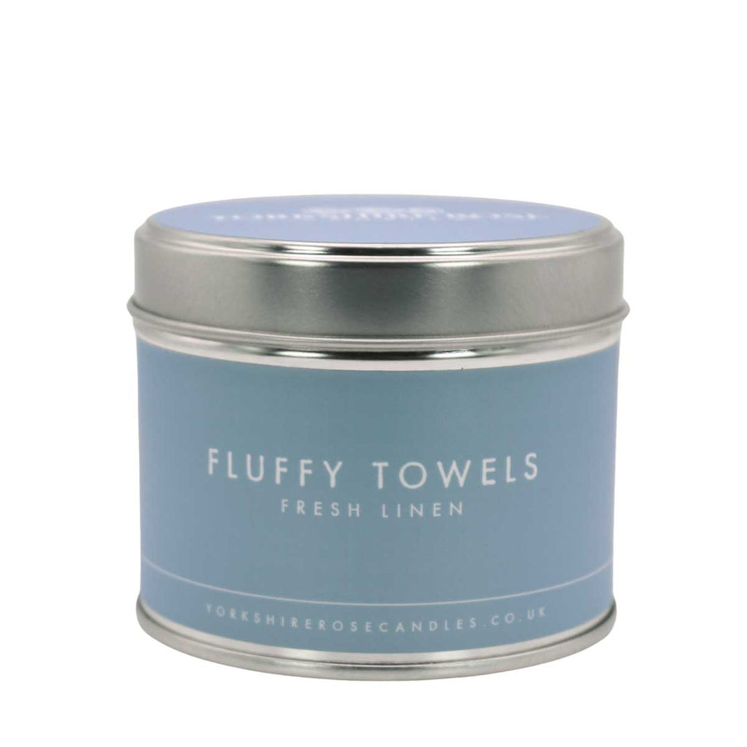 Yorkshire Rose Candles "Fluffy Towels" Candle Tin