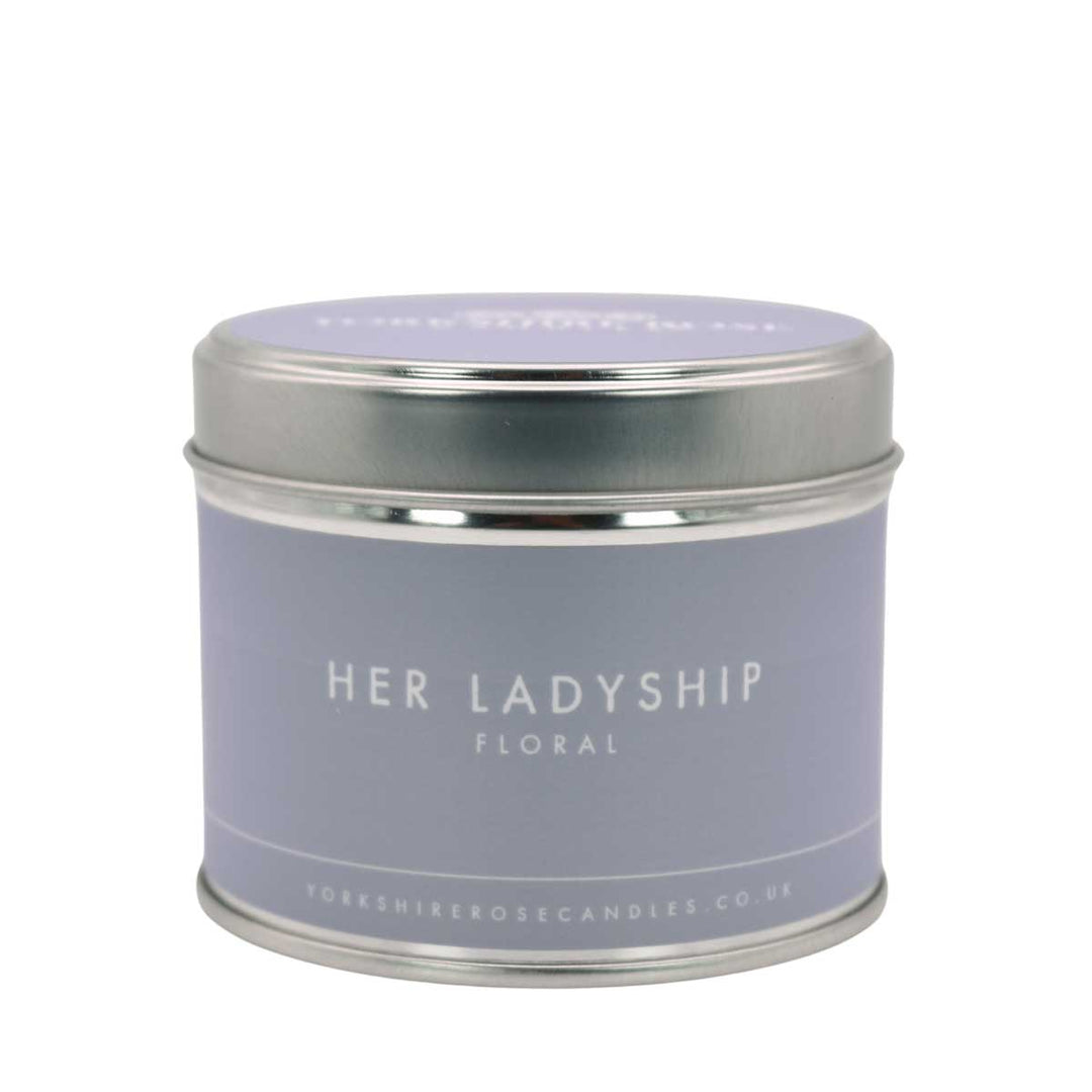 Yorkshire Rose Candles  Her Ladyship Candle Tin