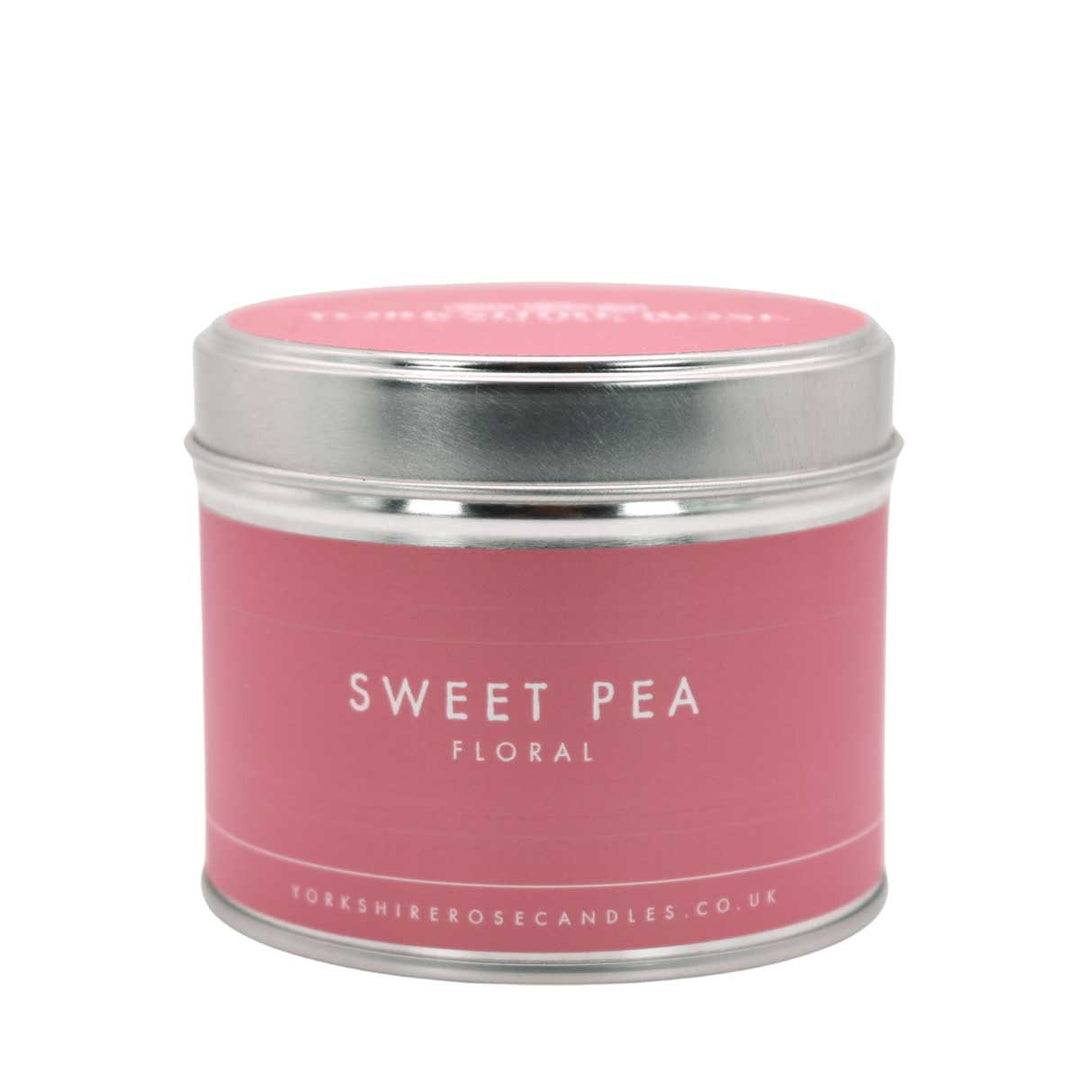 Yorkshire Rose Candles Sweet Pea Candle Tin