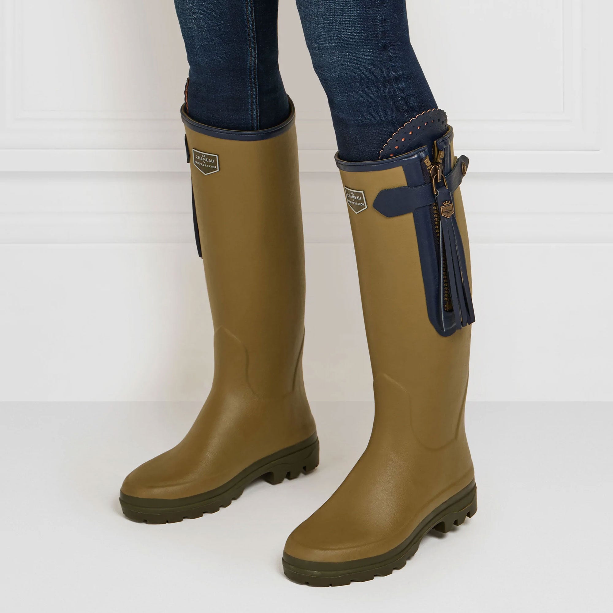 Le chameau outlet leather wellies