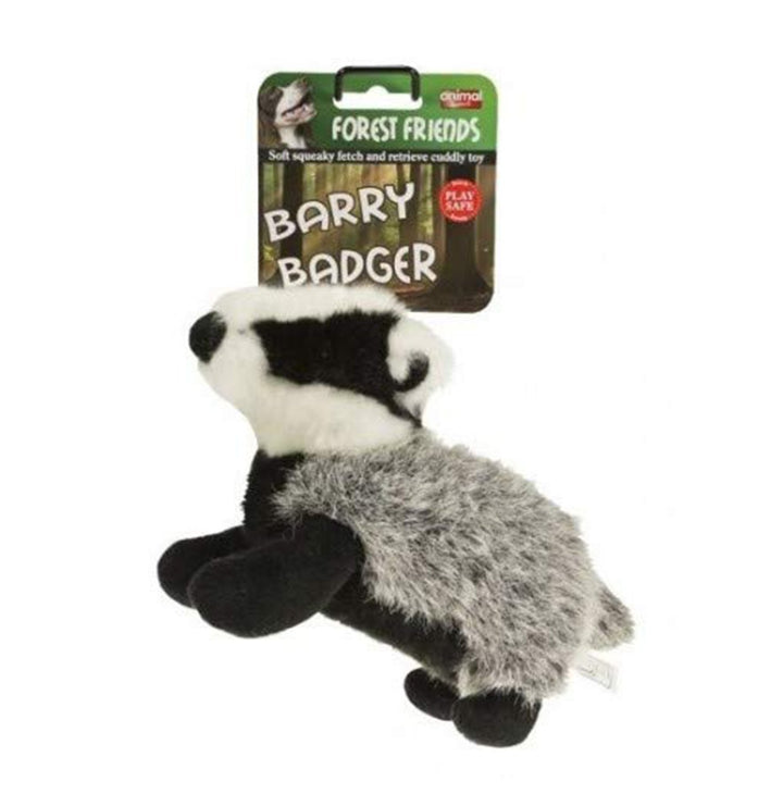 Animal Instincts Forest Friends Barry Badger Dog Toy Small