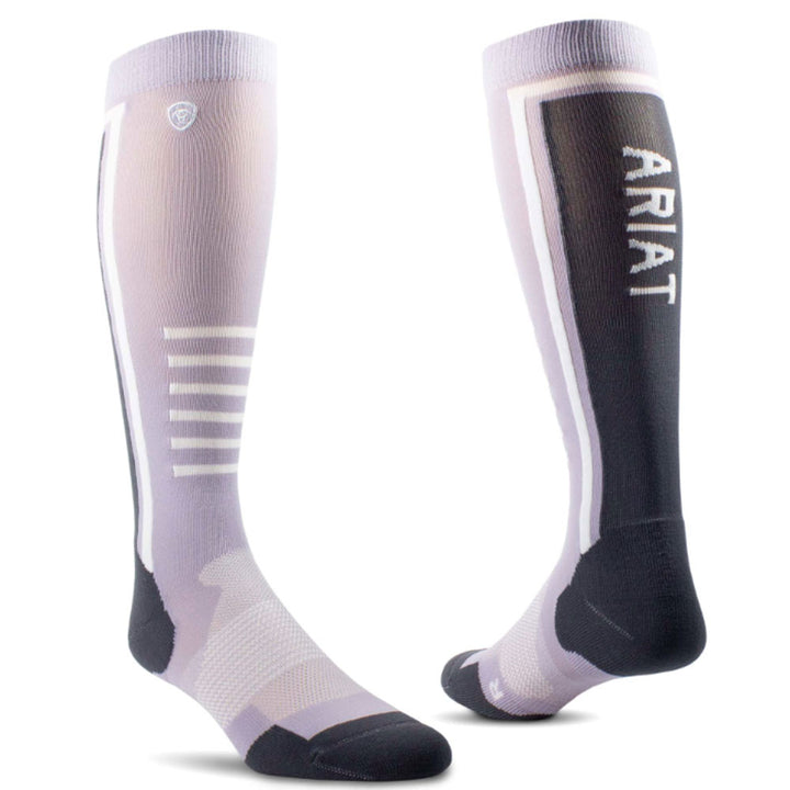 Ariat Tek Slimline Performance Socks in Light Purple#Light Purple