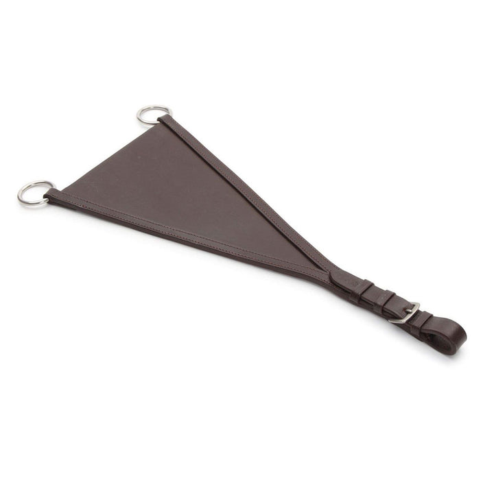 The Shires Blenheim Bib Martingale Attachment in Brown#Brown