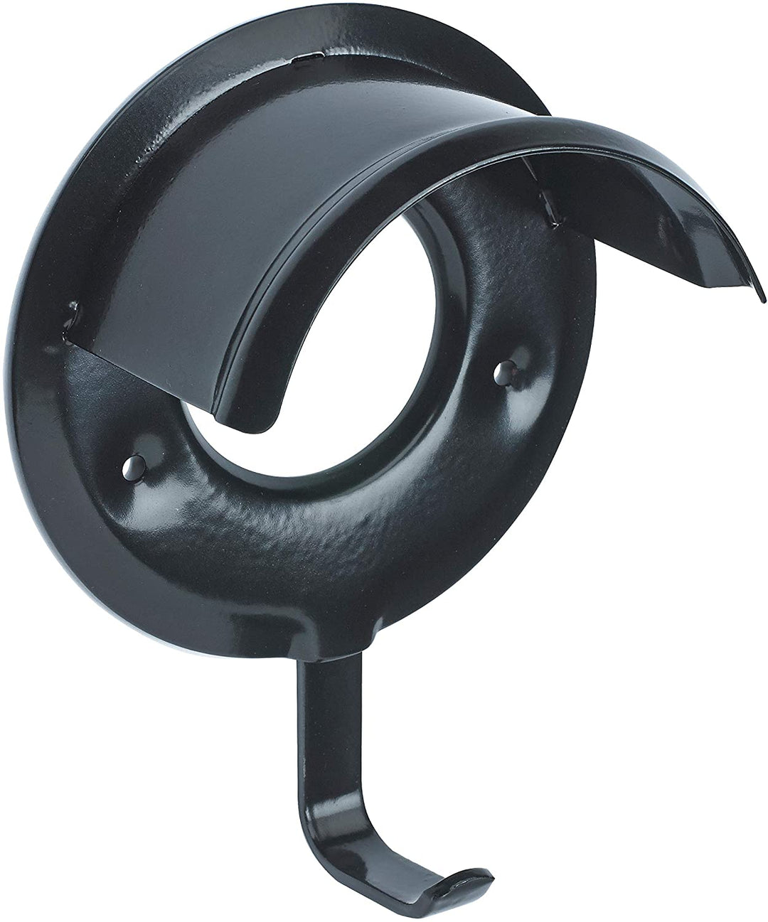 The Perry Equestrian Bridle Bracket with Hook in Black#Black