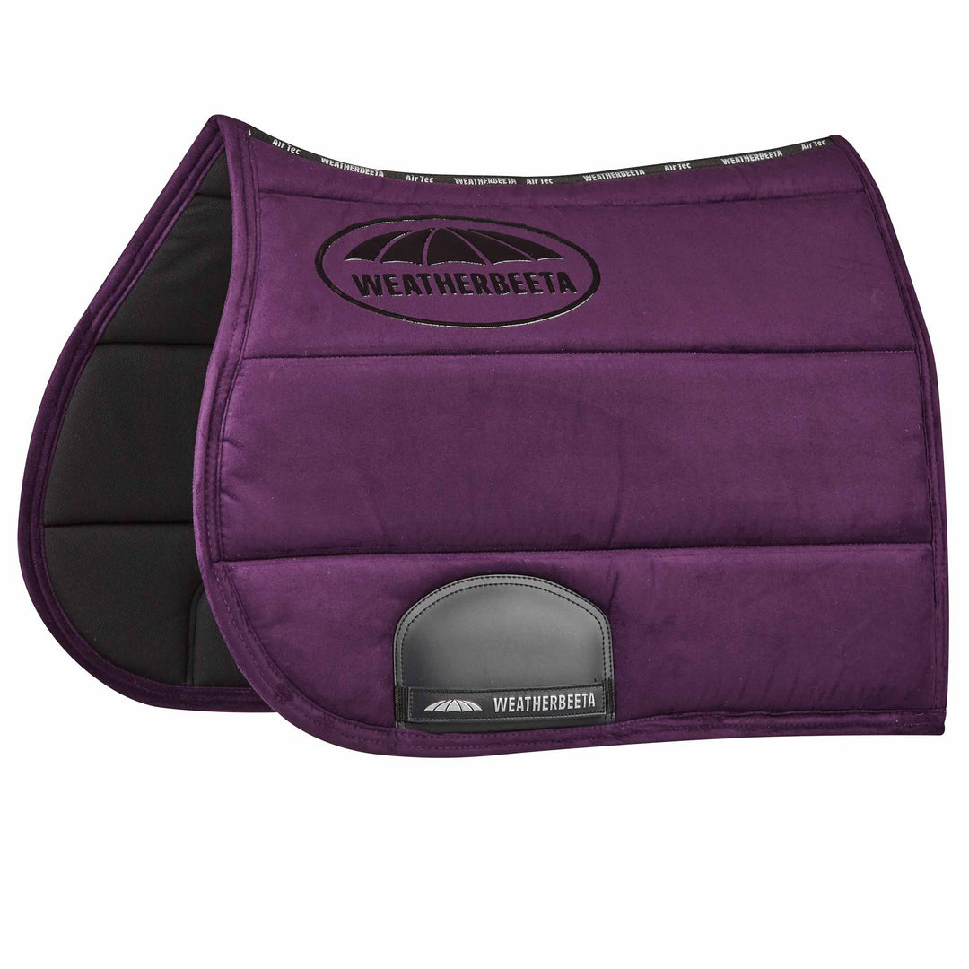 The Weatherbeeta Elite All Purpose Saddle Pad in Purple#Purple