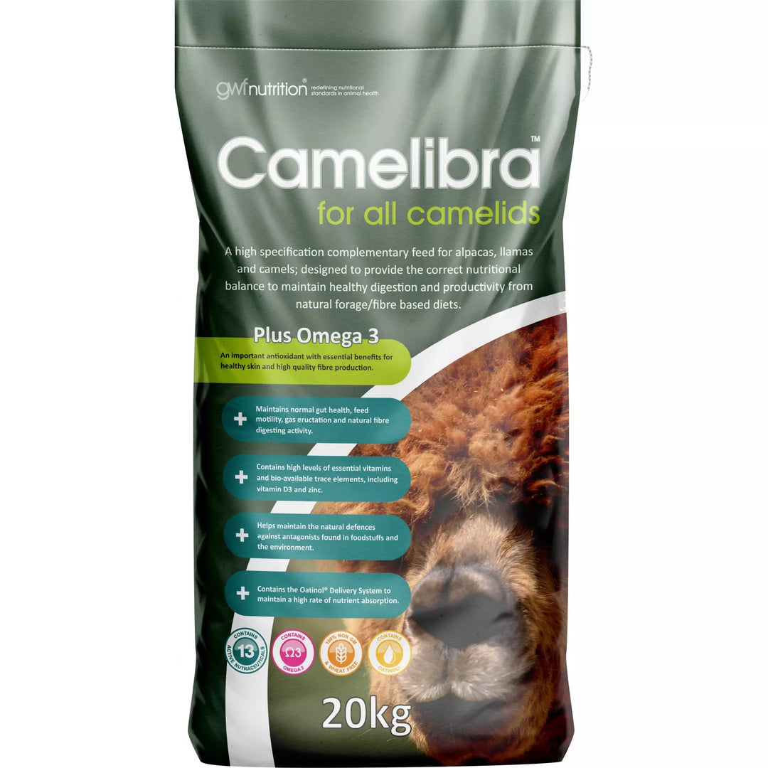 Camelibra Feed for Alpacas & Llamas 20kg