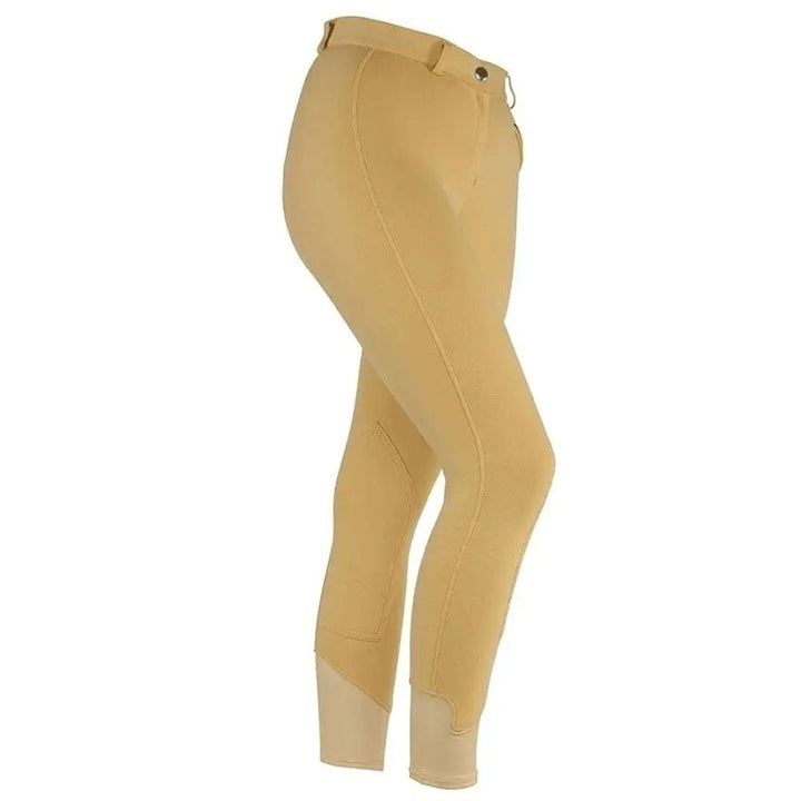 The Shires Ladies Saddlehugger Breeches in Yellow#Yellow