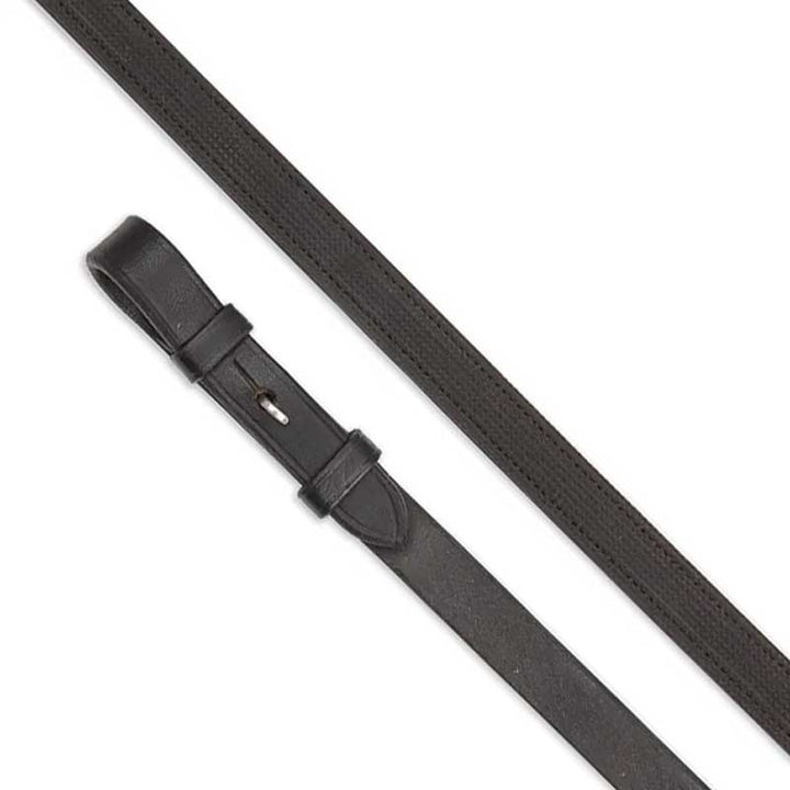 The Shires Aviemore 5/8 inch Dressage Reins in Black#Black