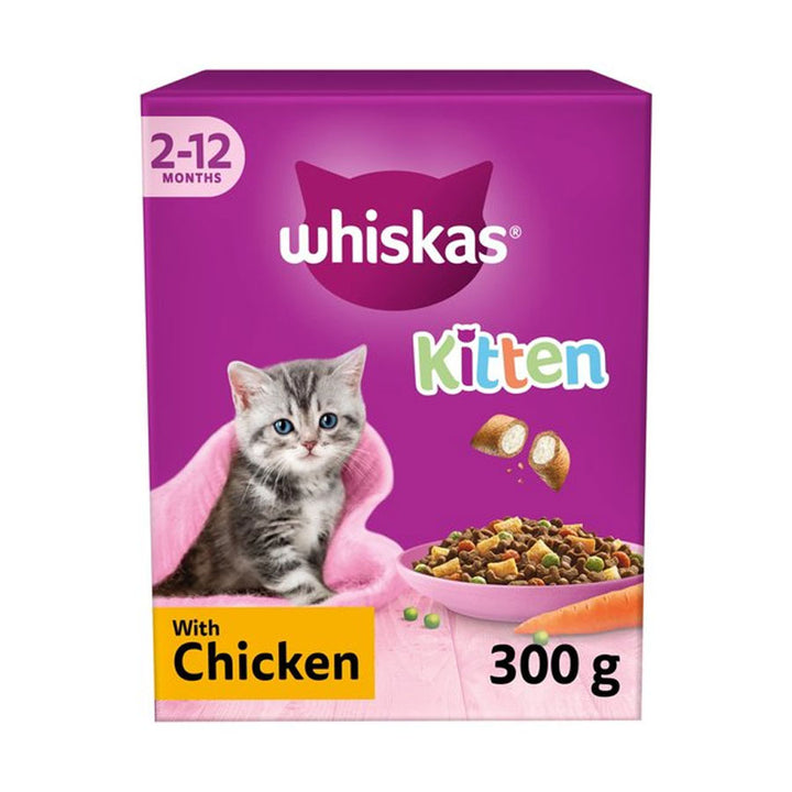 Whiskas Dry Kitten Food with Chicken 300g