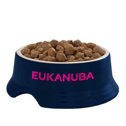 Eukanuba Active Medium Breed Kibble in Dog Bowl