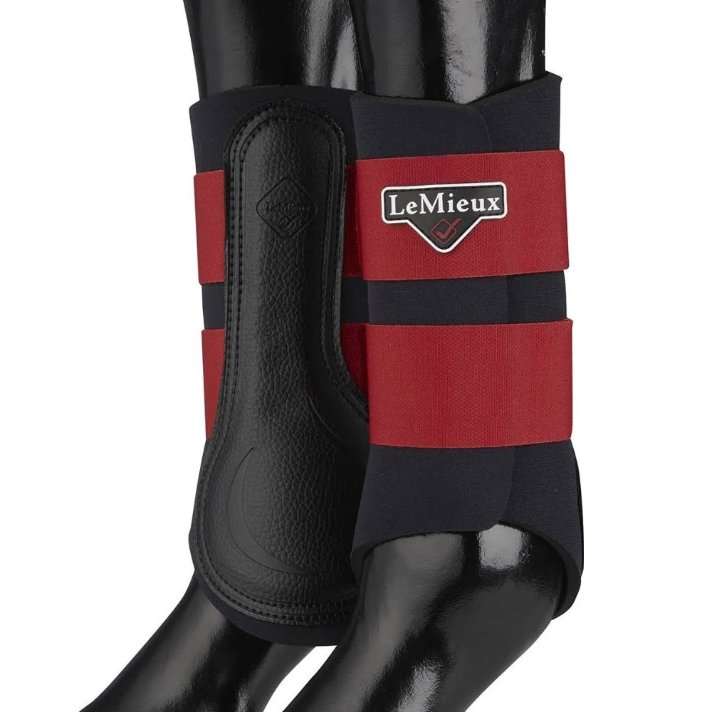 LeMieux ProSport Grafter Boots in Chilli Red#Chilli Red