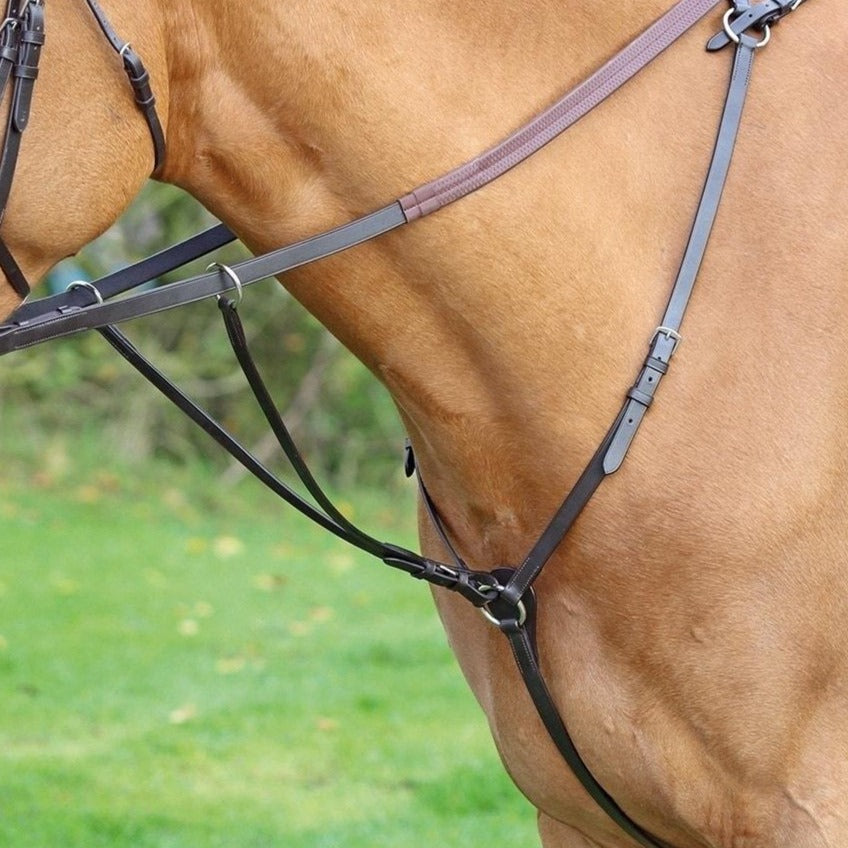 The Shires Aviemore Hunt Weight Breastplate in Black#Black