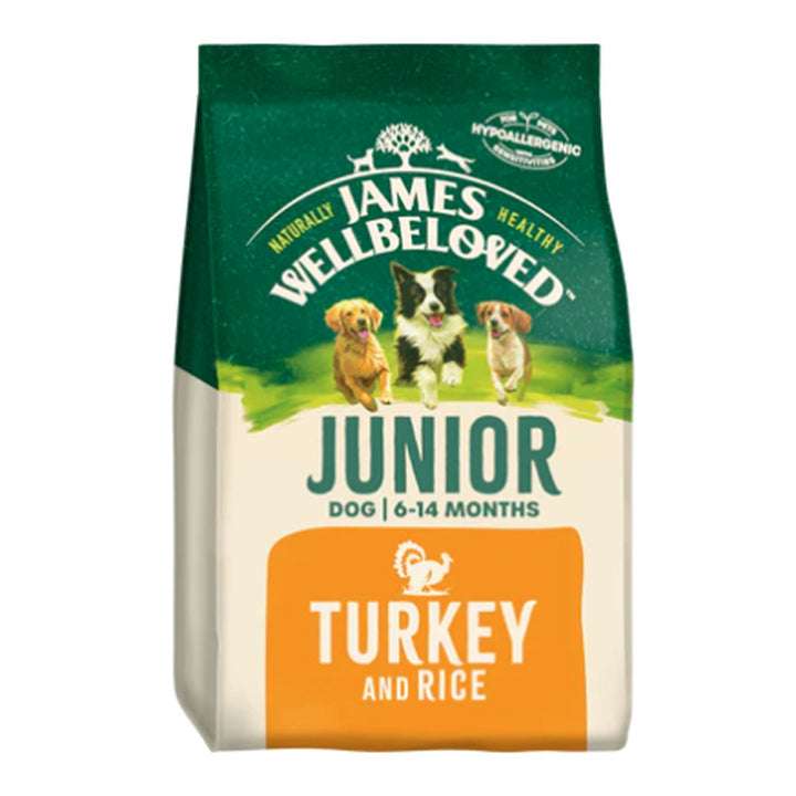 James Wellbeloved Dog Junior Turkey & Rice 15kg
