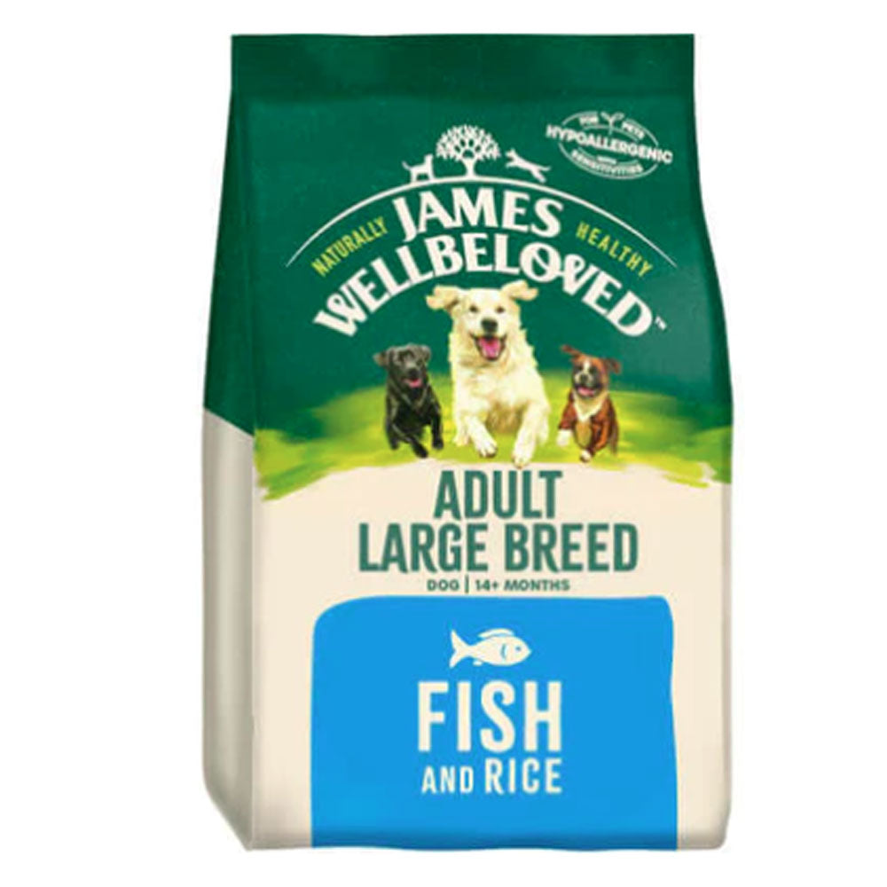 James Wellbeloved Dog Adult Large Breed Fish & Rice 15kg