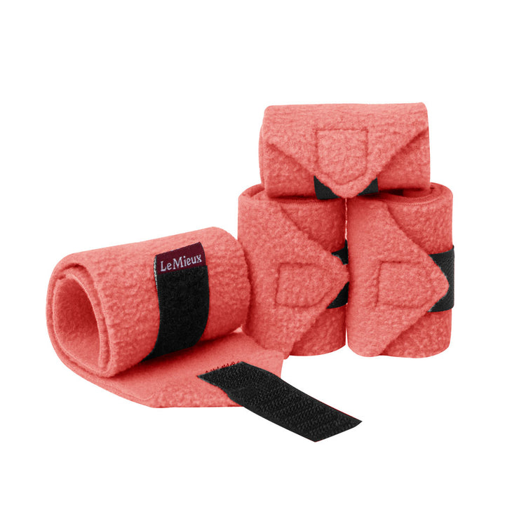 The LeMieux Mini Pony Toy Bandages in Papaya#Papaya