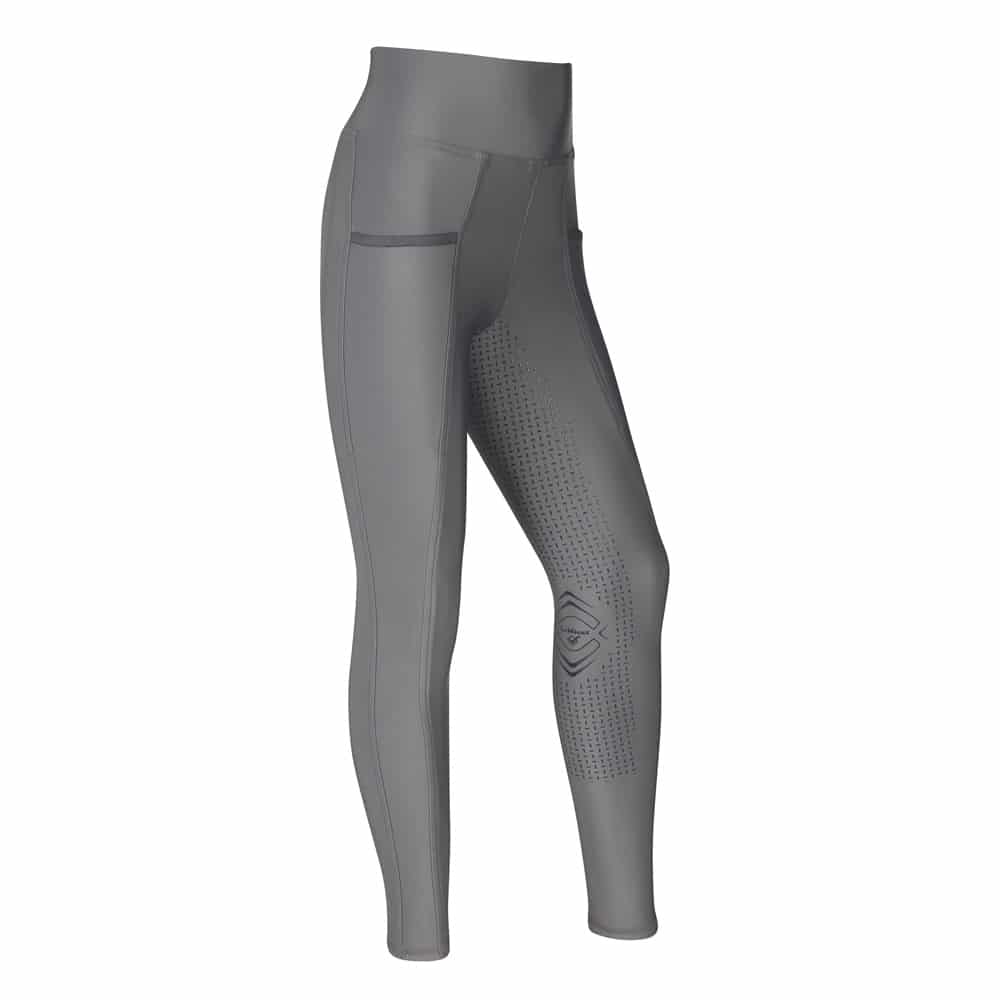 The LeMieux Youth Pull On Breech in Grey#Grey