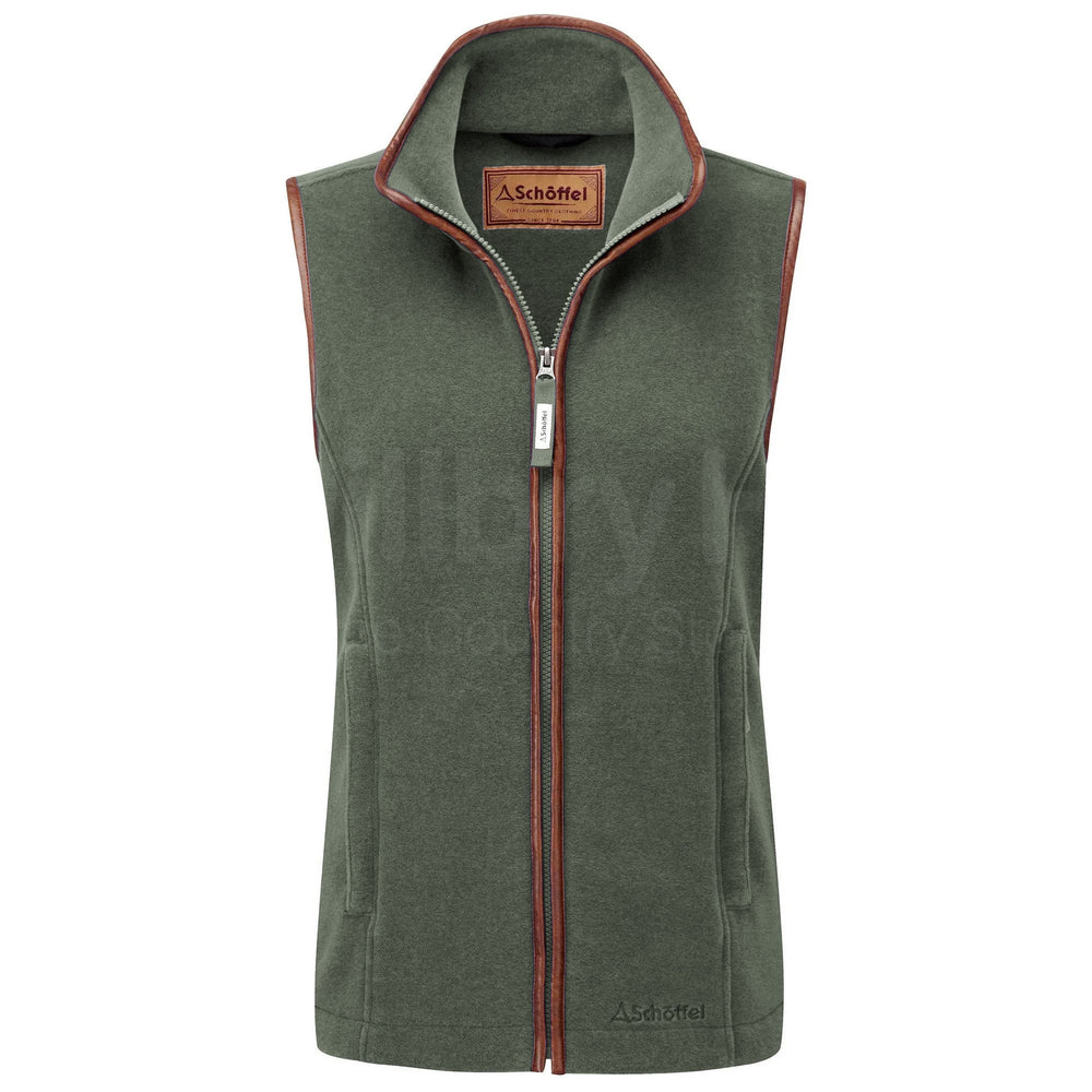 Schoffel Ladies Lyndon Fleece Gilet#Cedar Green