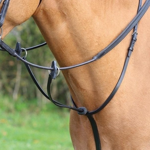 The Shires Aviemore Running Martingale in Black#Black