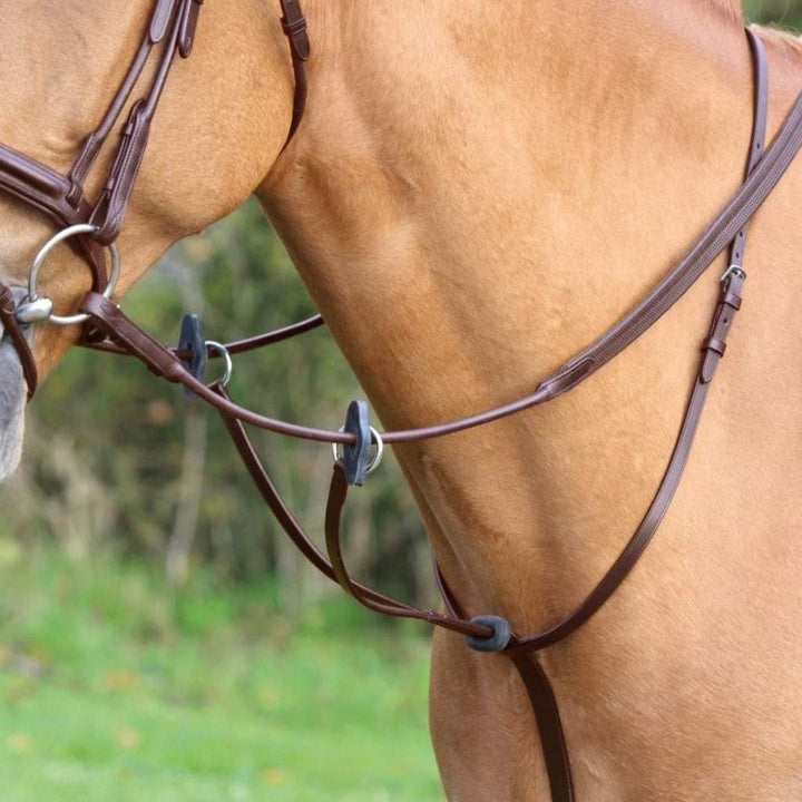 The Shires Aviemore Running Martingale in Brown#Brown