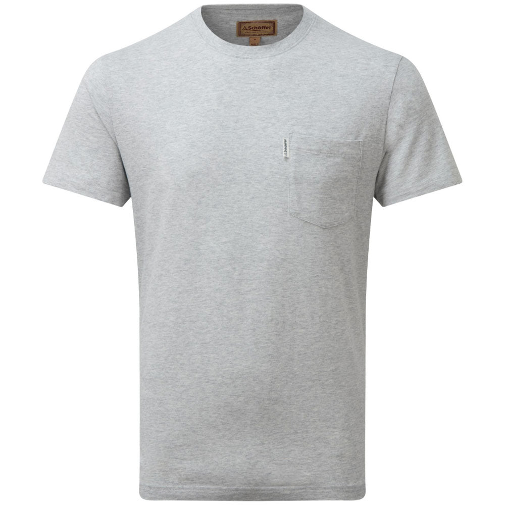 The Schoffel Mens Towan T-Shirt in Grey#Grey