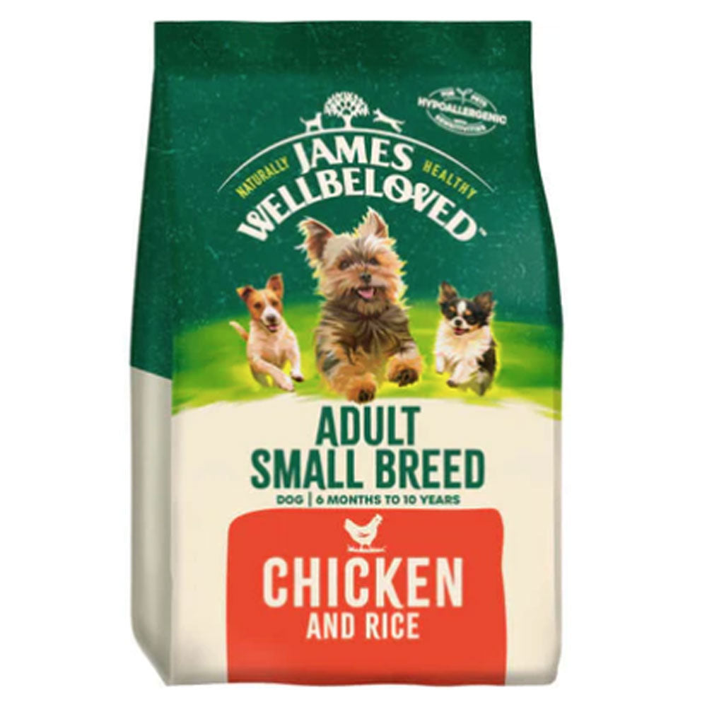 James Wellbeloved Small Breed Adult Dog with Chicken & Rice 1.5kg