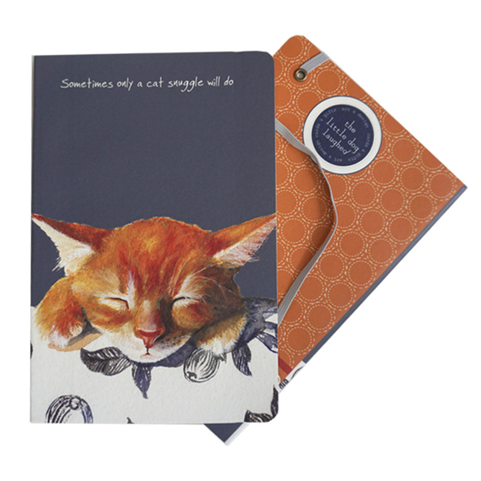The Little Dog Laughed 'Snuggle Cat' A5 Notepad