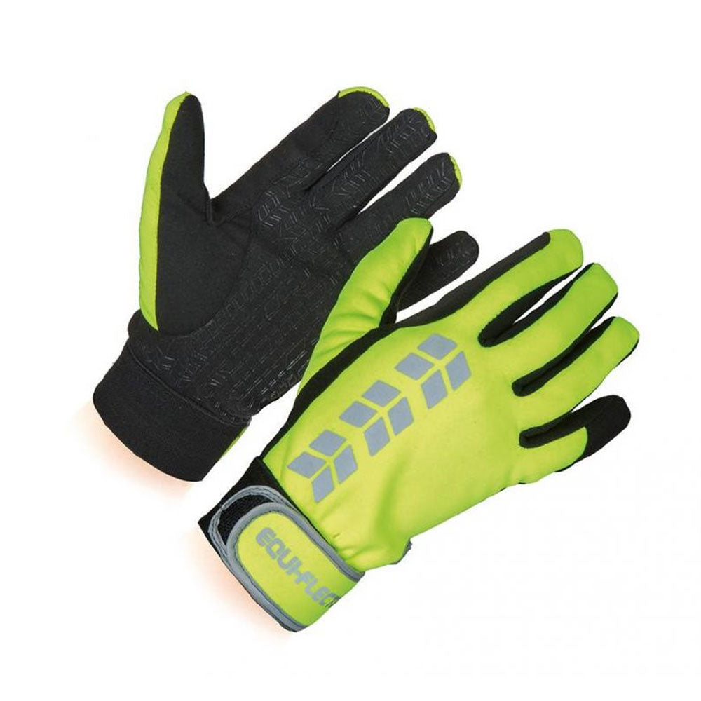 The Equi-Flector Riding Gloves in Yellow#Yellow